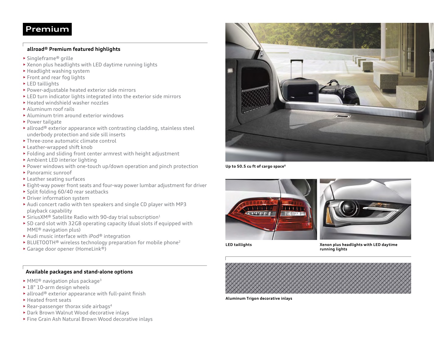 2015 Audi Allroad Brochure Page 7